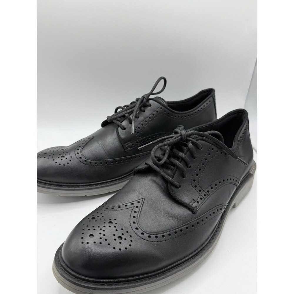 Cole Haan GrandSeries Wingtip Oxford Dress Shoes Men’s 9.5M Black Leather Brogue